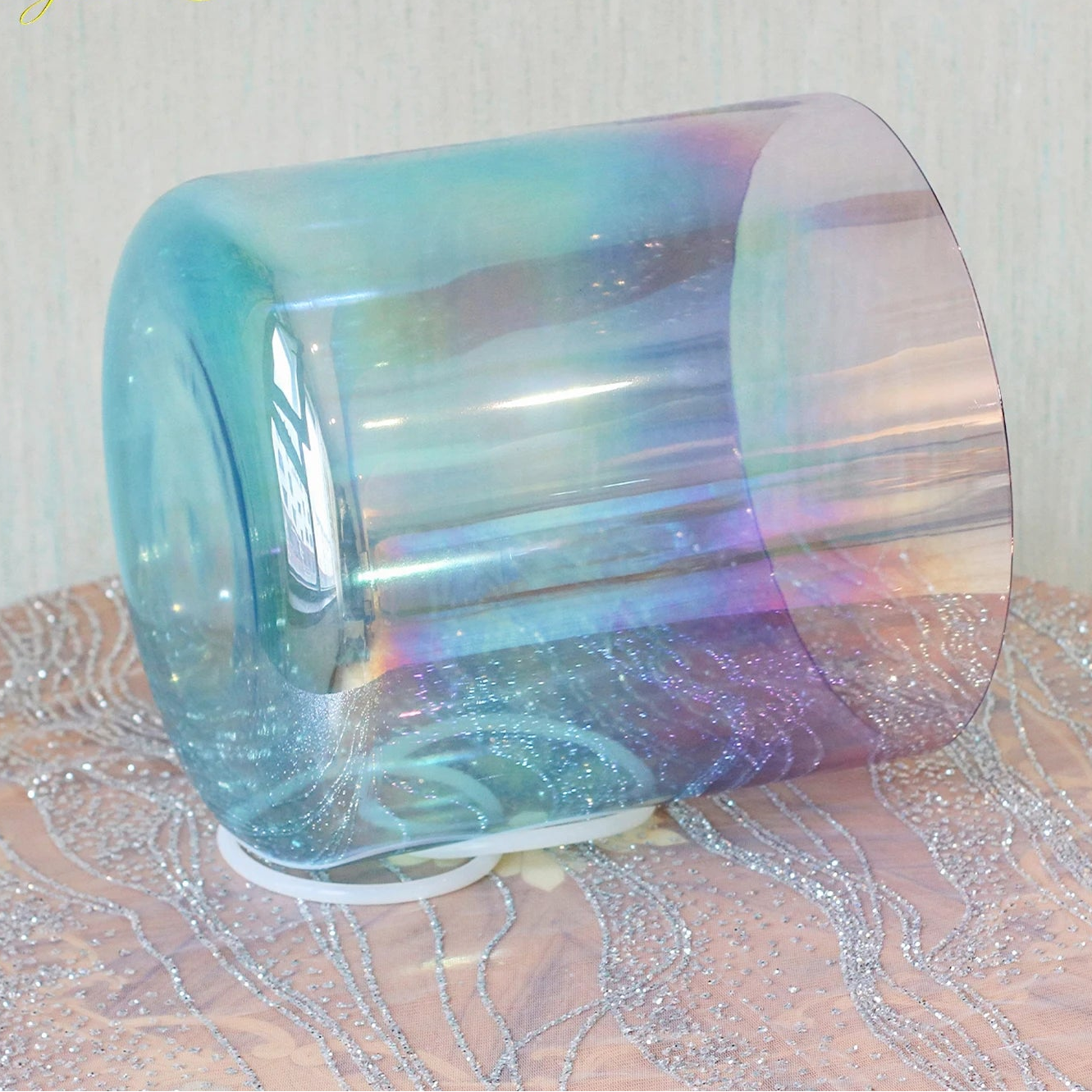 Crystal Soul 2026 New Design Dreamy Romantic Gradient Color Crystal Singing Bowl for Meditation Sound Healing-ToShay.org