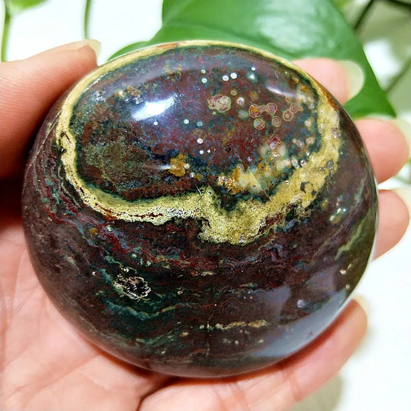 Ocean Jasper Palm Stone-ToShay.org