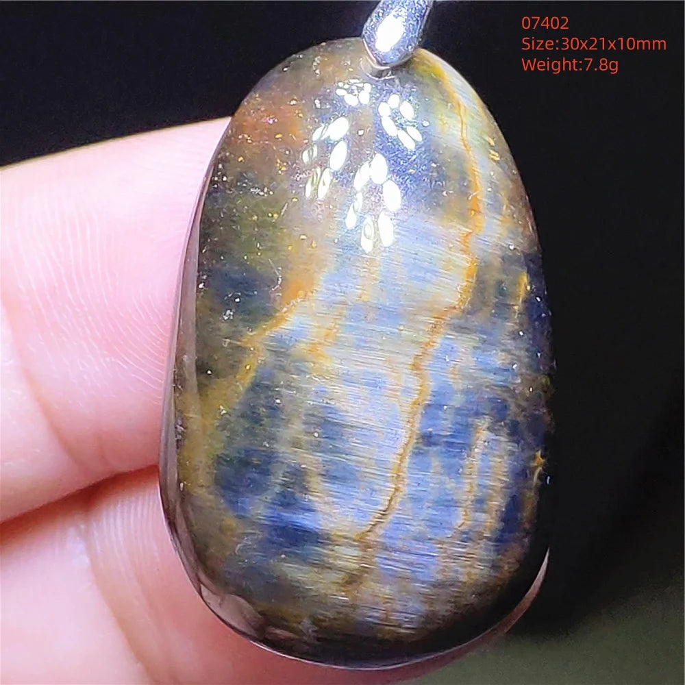 Blue Pietersite Pendant-ToShay.org