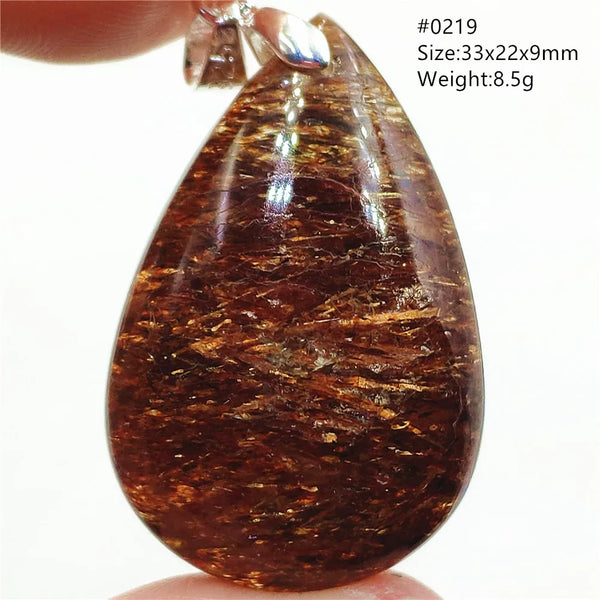 Gold Rutilated Quartz Pendant-ToShay.org