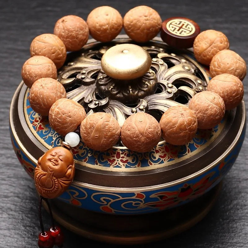 Brown Phoenix Eye Bodhi Bracelet-ToShay.org