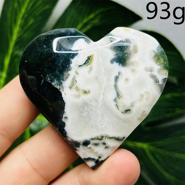 Green Moss Agate Hearts-ToShay.org