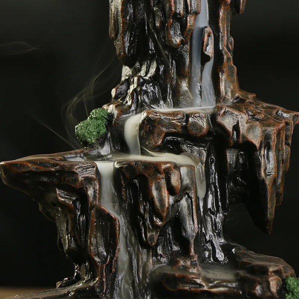 Mountain Waterfall Incense Burner-ToShay.org