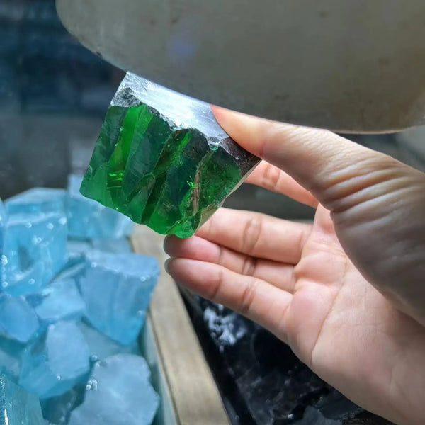 Green Zircon Raw Stone-ToShay.org