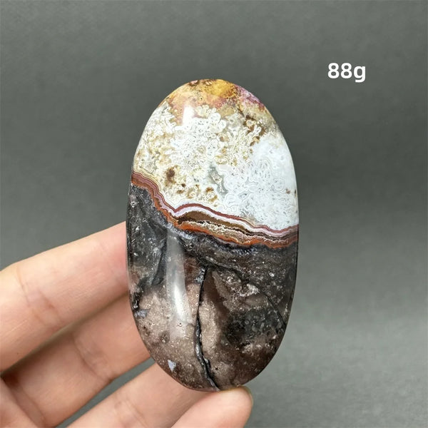 Red Agate Palm Stone-ToShay.org