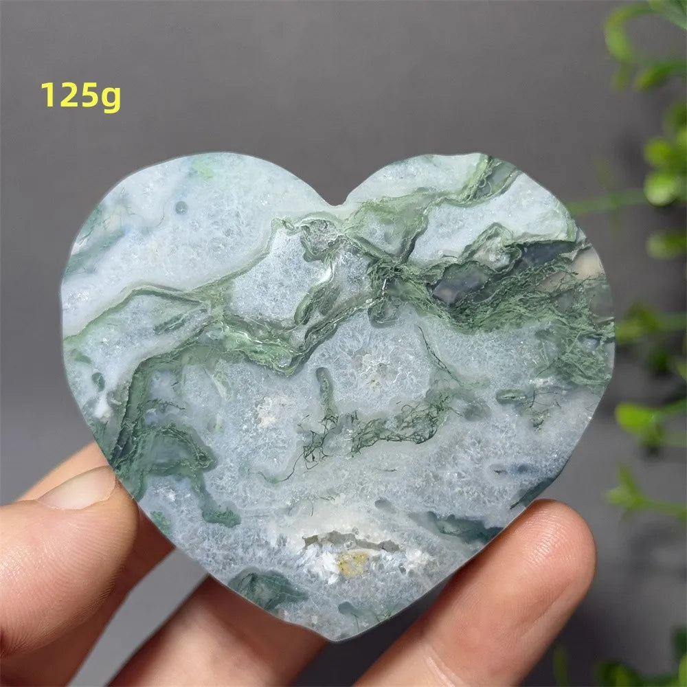 Green Moss Agate Heart-ToShay.org