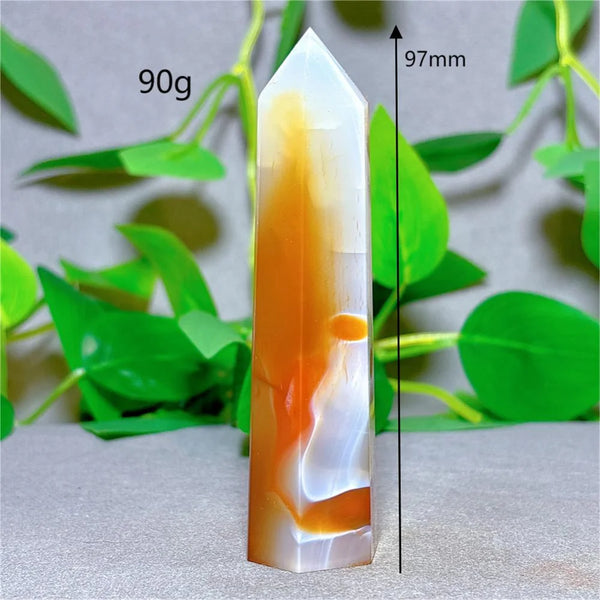 Orange Carnelian Quartz Tower-ToShay.org