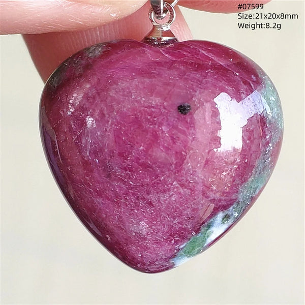 Red Ruby Zoisite Pendant-ToShay.org