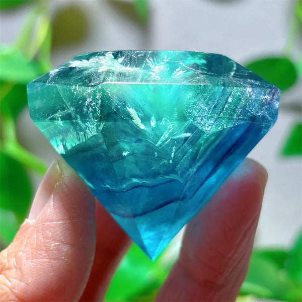 Rainbow Fluorite Diamond-ToShay.org