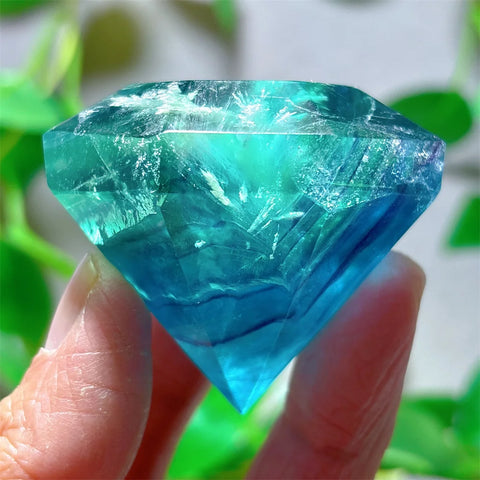 Rainbow Fluorite Diamond-ToShay.org