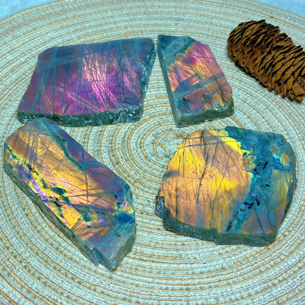 Purple Labradorite Slice-ToShay.org