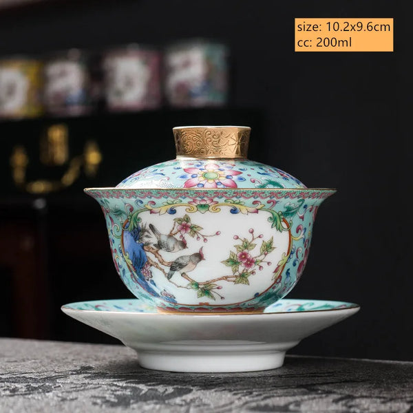 Gaiwan Ceramic Tea Bowl-ToShay.org