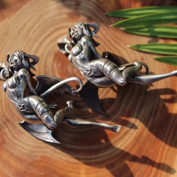 Silver Demon Pendant-ToShay.org