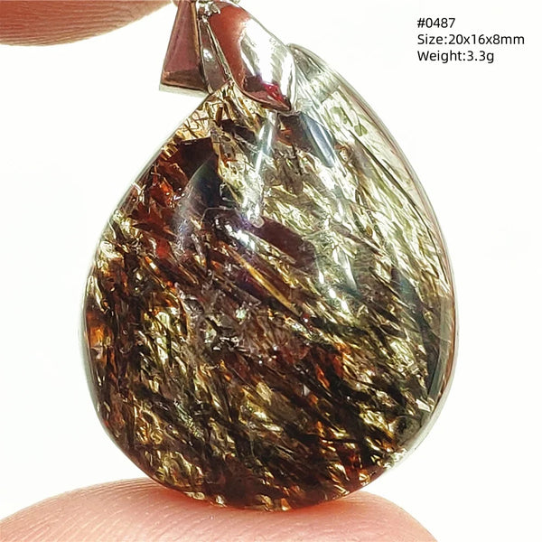 Black Copper Rutilated Quartz-ToShay.org