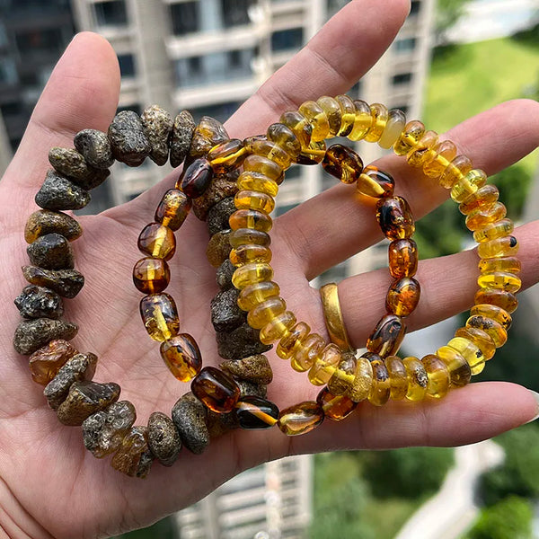 Yellow Amber Bracelets-ToShay.org