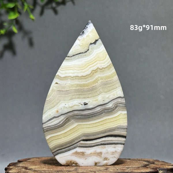 Grey Stripe Agate Torch-ToShay.org