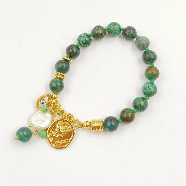 Mixed Crystal Bead Bracelet-ToShay.org