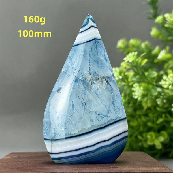 Blue Agate Torch-ToShay.org
