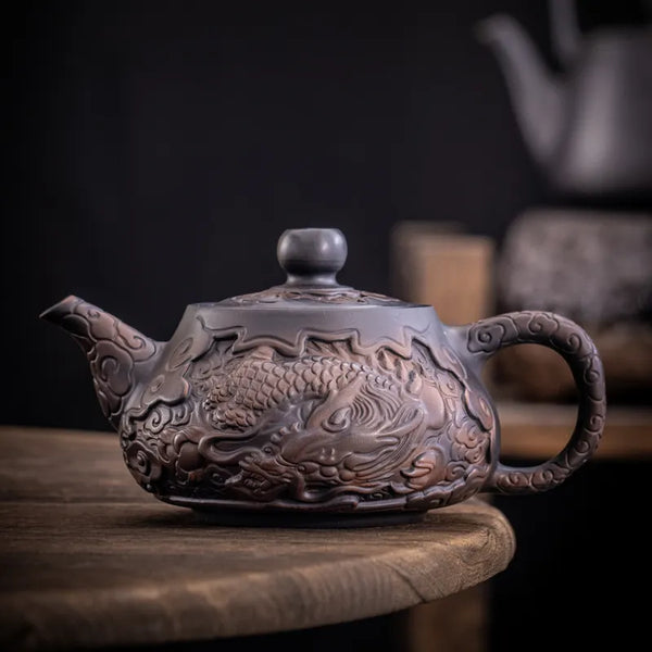 Dragon Pottery Teapot-ToShay.org