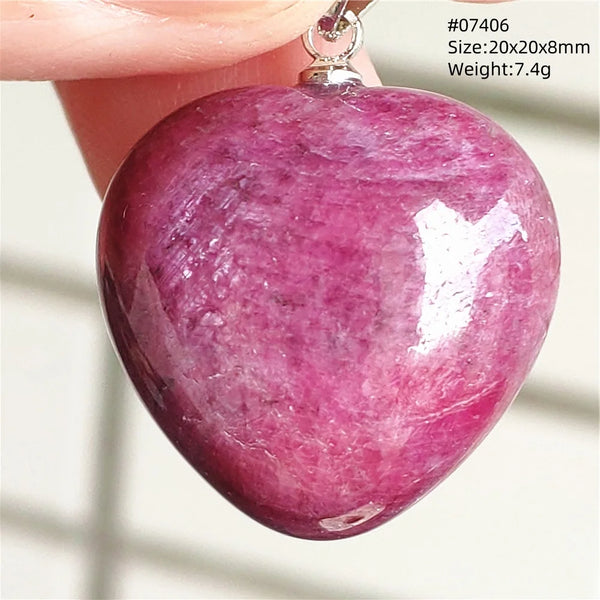 Red Ruby Zoisite Pendant-ToShay.org
