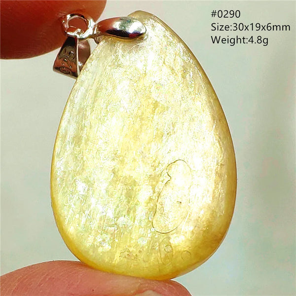 Gold Lepidolite Pendant-ToShay.org