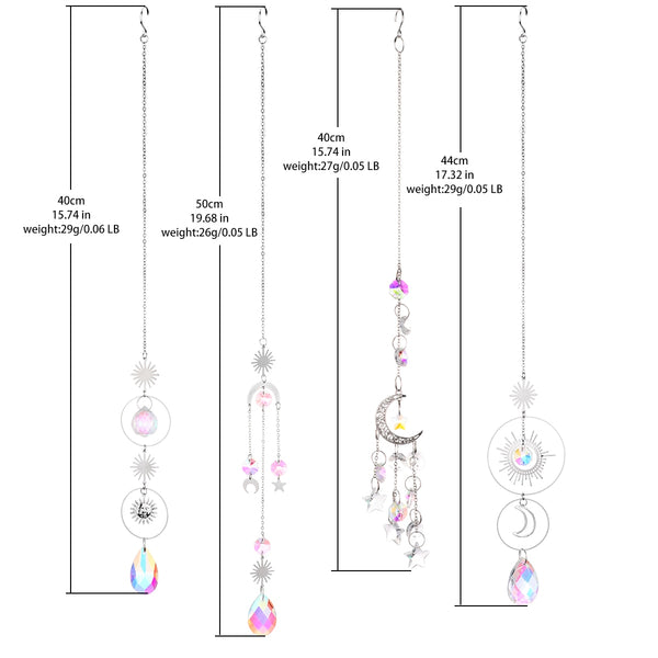 Silver Crystal Prism Sun Catcher-ToShay.org