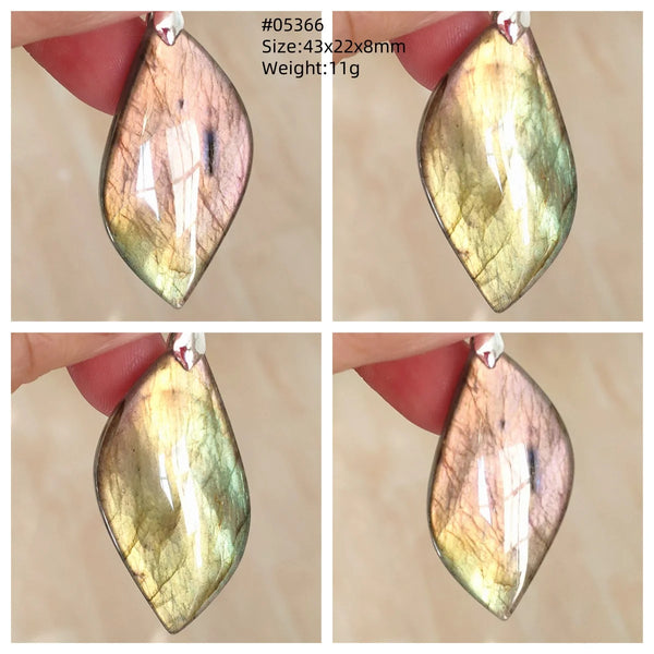 Blue Light Labradorite Pendant-ToShay.org