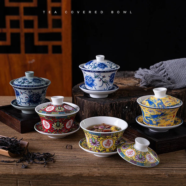 Gaiwan Porcelain Tea Bowl-ToShay.org