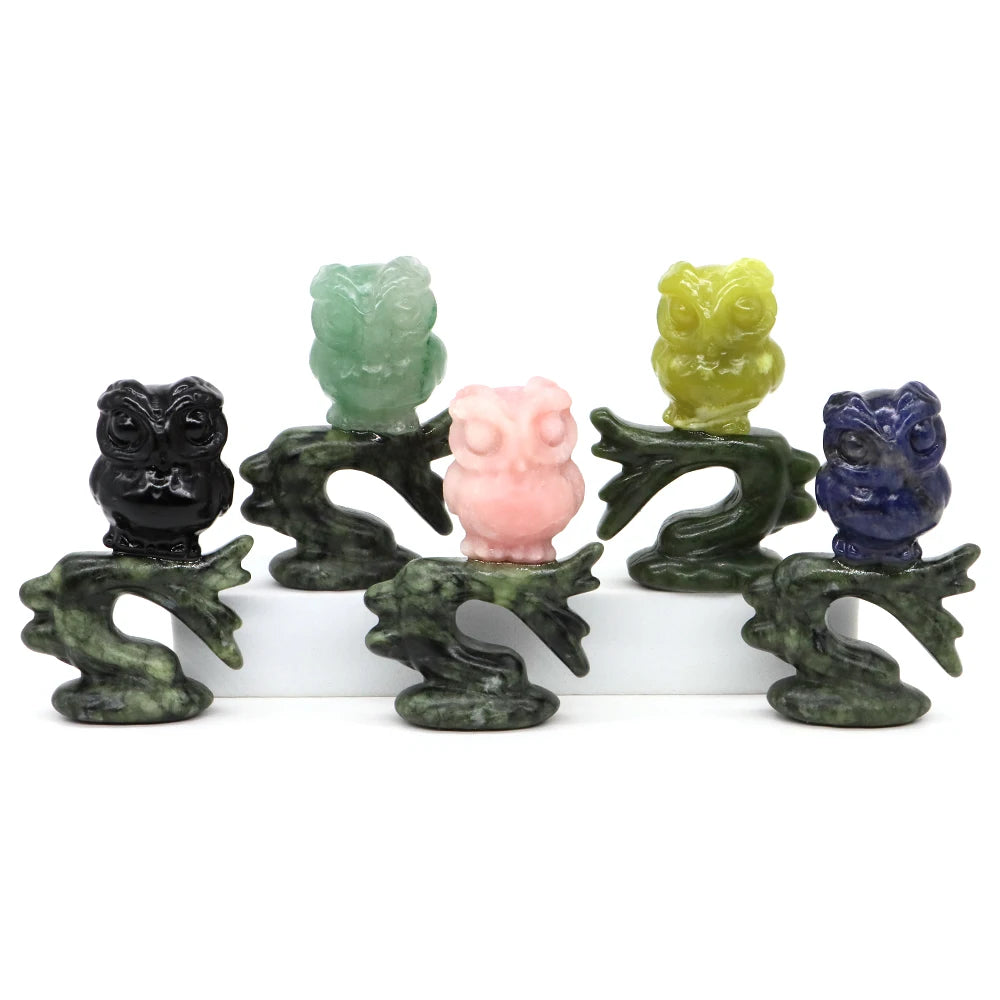 Mixed Crystal Owl Branch-ToShay.org