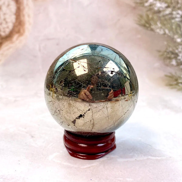 Silver Pyrite Ball-ToShay.org