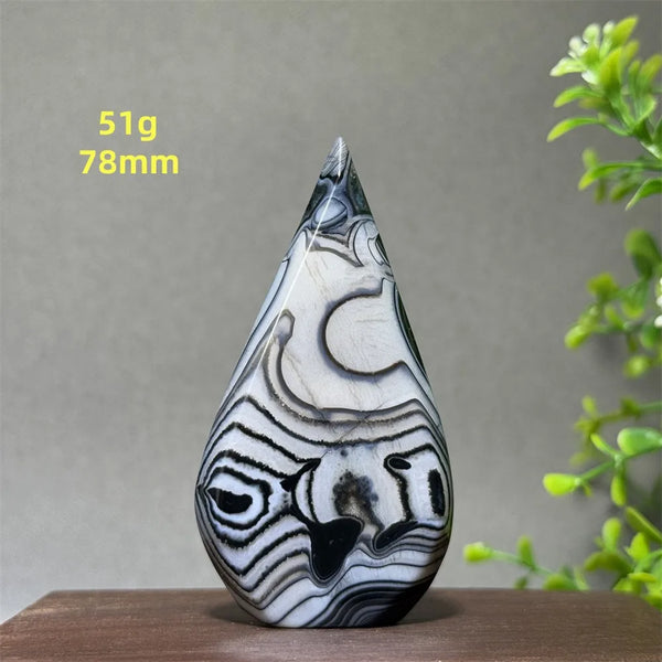 Black Striped Agate Torch-ToShay.org