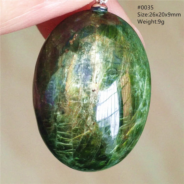 Green Diopside Pendant-ToShay.org