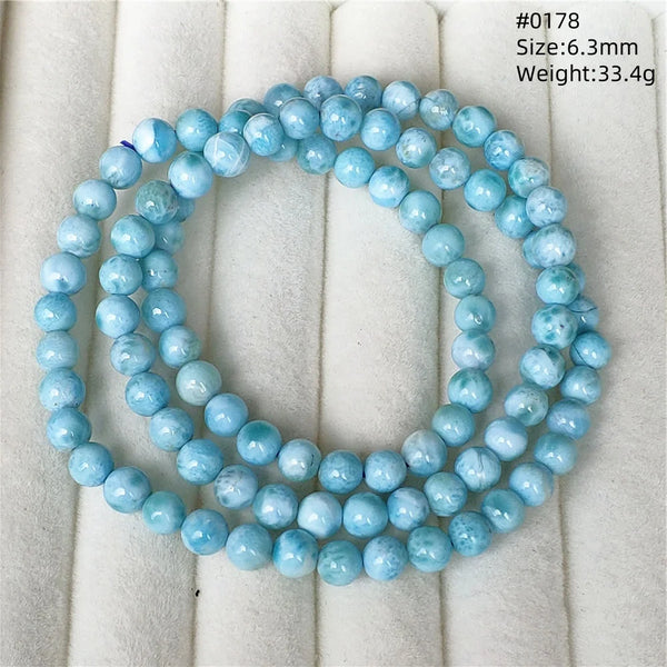 Blue Larimar Wrap Bracelet-ToShay.org