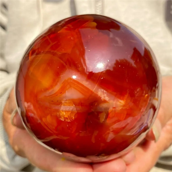 Red Carnelian Agate Ball-ToShay.org