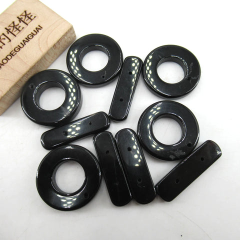 Black Onyx Agate Clasp-ToShay.org