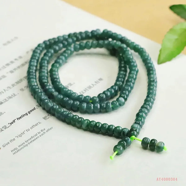 Green Jadeite Abacus Beads-ToShay.org