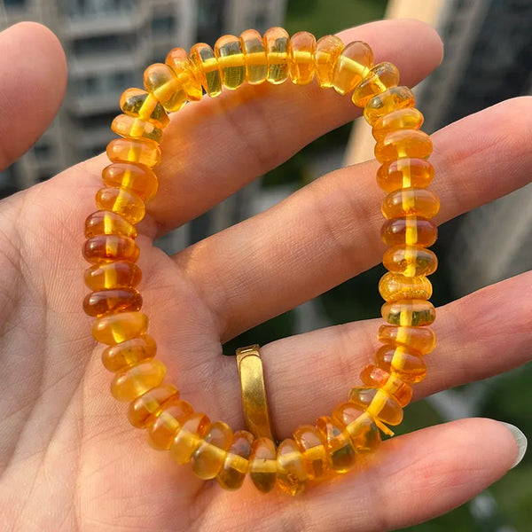 Yellow Amber Bracelet-ToShay.org