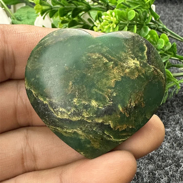 Green Emerald Stone Heart-ToShay.org