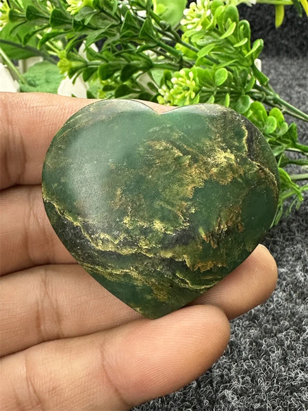 Green Emerald Stone Heart-ToShay.org