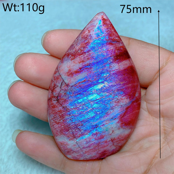 Red Purple Fire Quartz Moonstone-ToShay.org