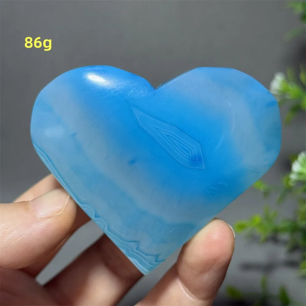 Blue Agate Heart-ToShay.org