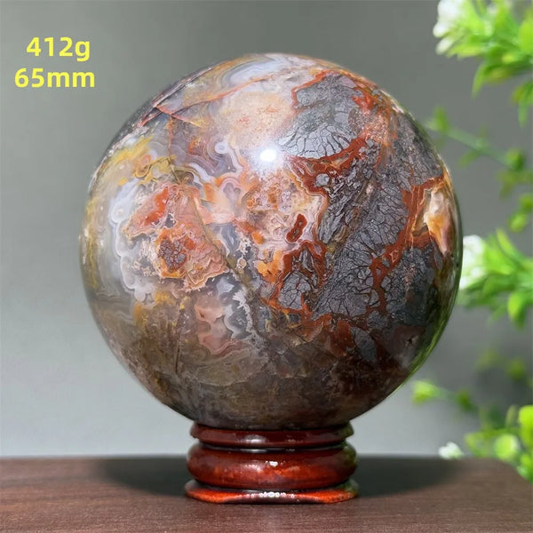 Brown Agate Ball-ToShay.org