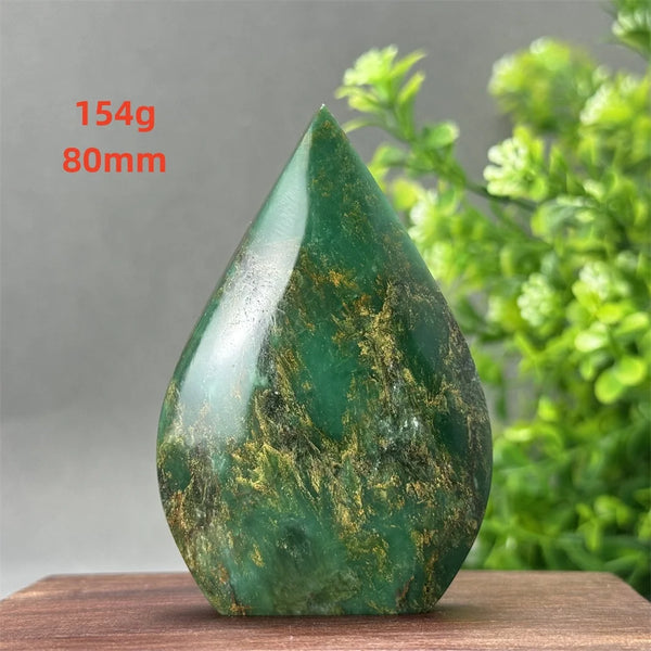 Green Emerald Agate Torch-ToShay.org