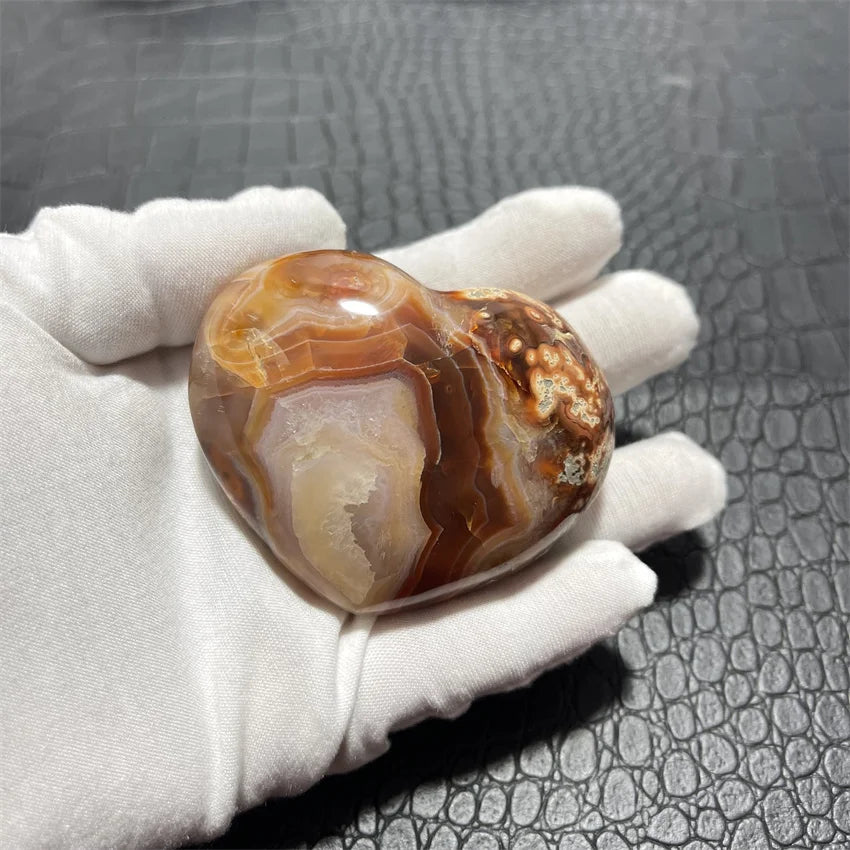Orange Carnelian Heart-ToShay.org