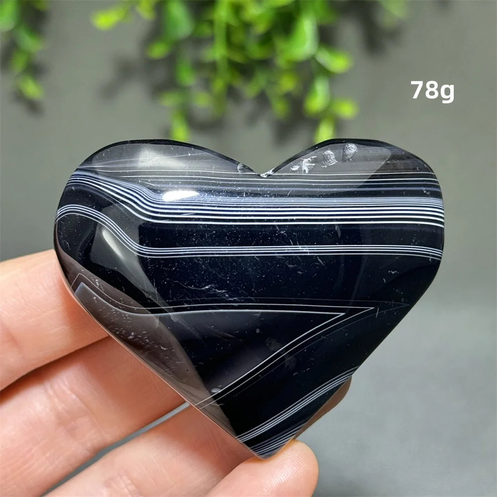 Black Agate Heart-ToShay.org