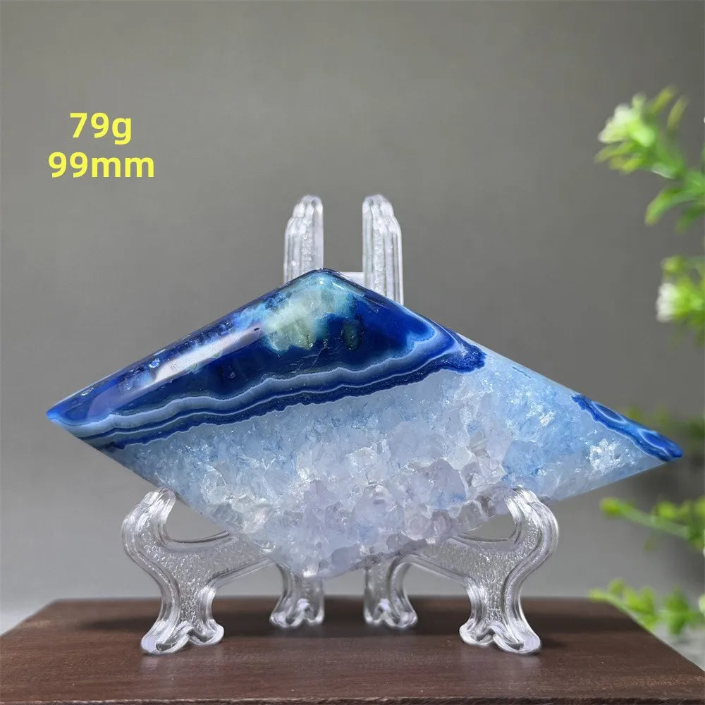 Blue Agate Lace Diamond-ToShay.org