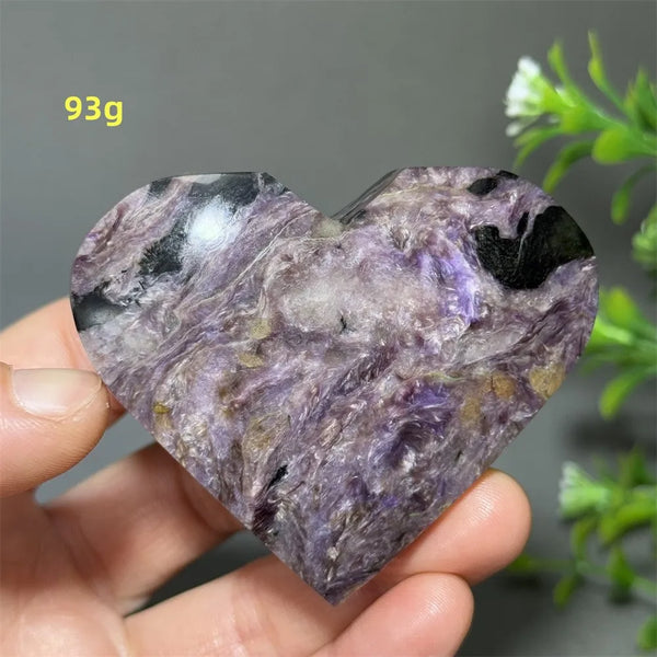 Purple Noble Crystal Heart-ToShay.org
