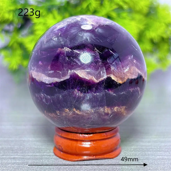 Violet Fluorite Crystal Ball-ToShay.org