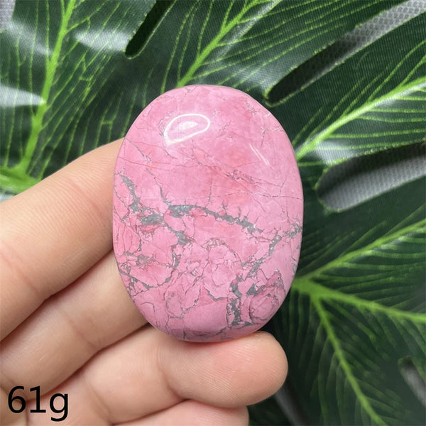 Pink Peach Jade Palm Stone-ToShay.org