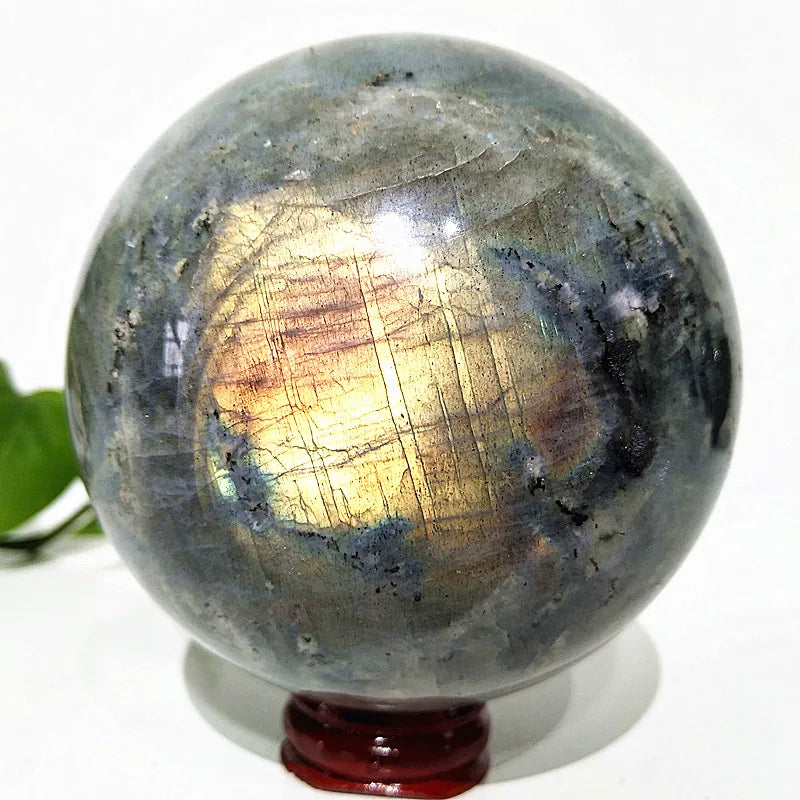 Yellow Labradorite Crystal Ball-ToShay.org